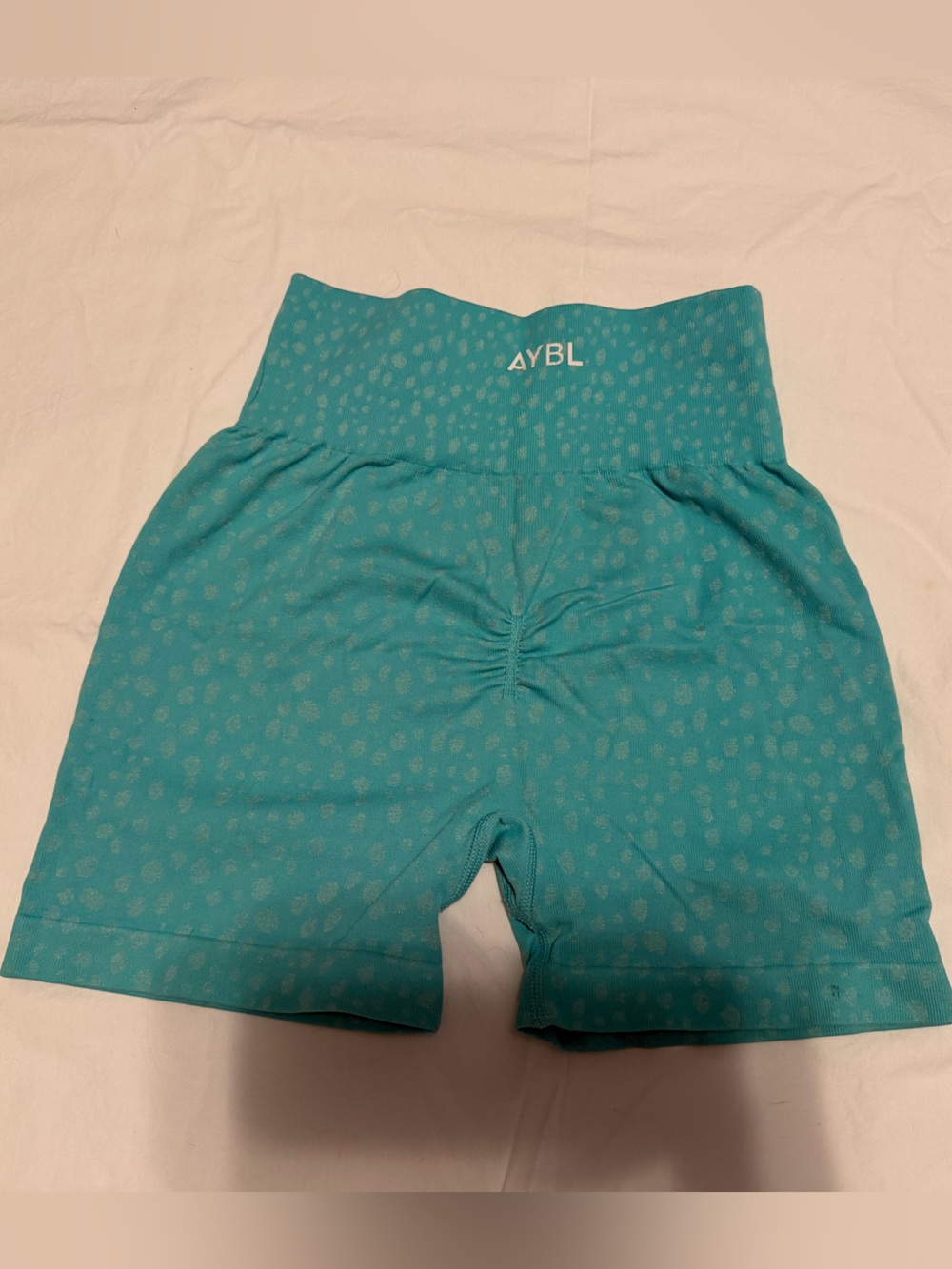 AYBL Teal High-Rise Bike Shorts